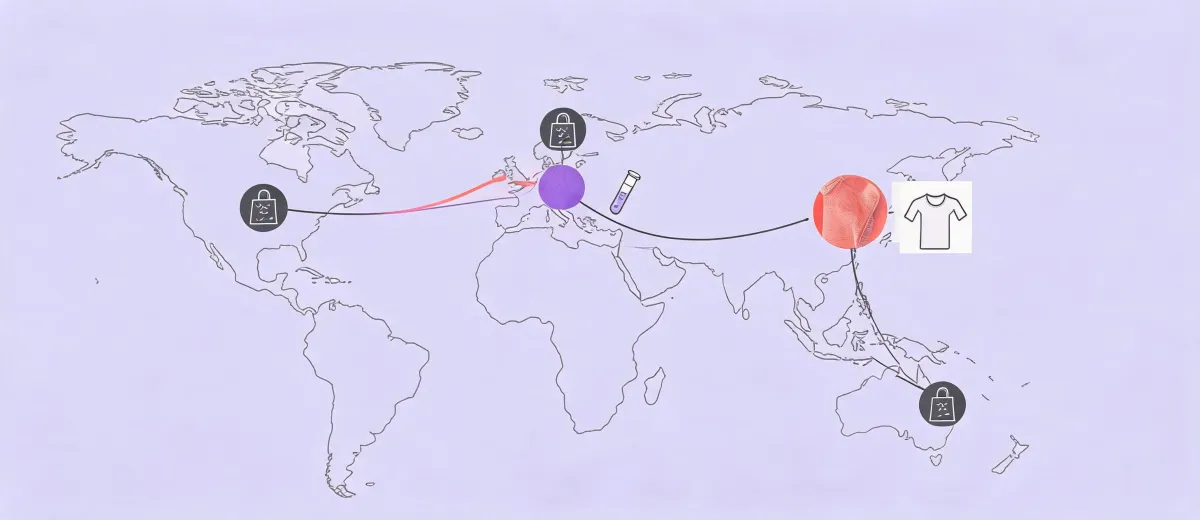 Global performance textile project map