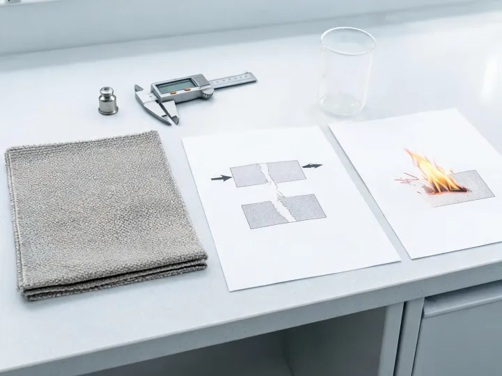 Protective technical textile specimen